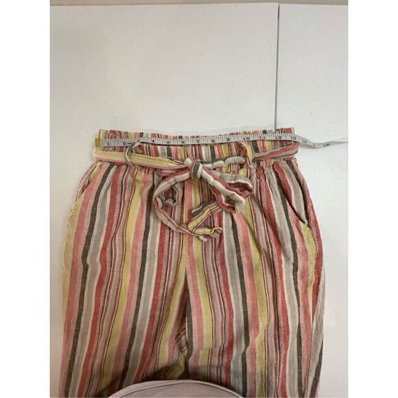 Final Touch women’s medium striped boho pants tapered leg - Picture 3 of 6